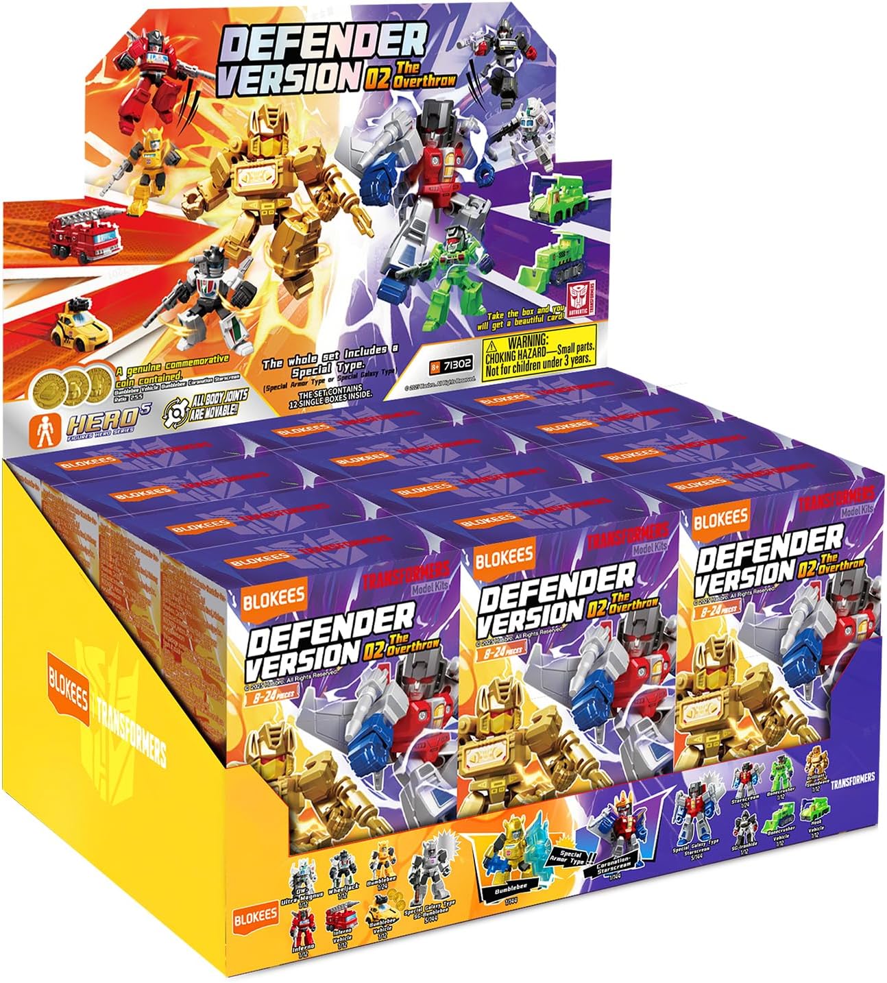 Transformers Galaxy Version Defender 02 - The Overthrow Display