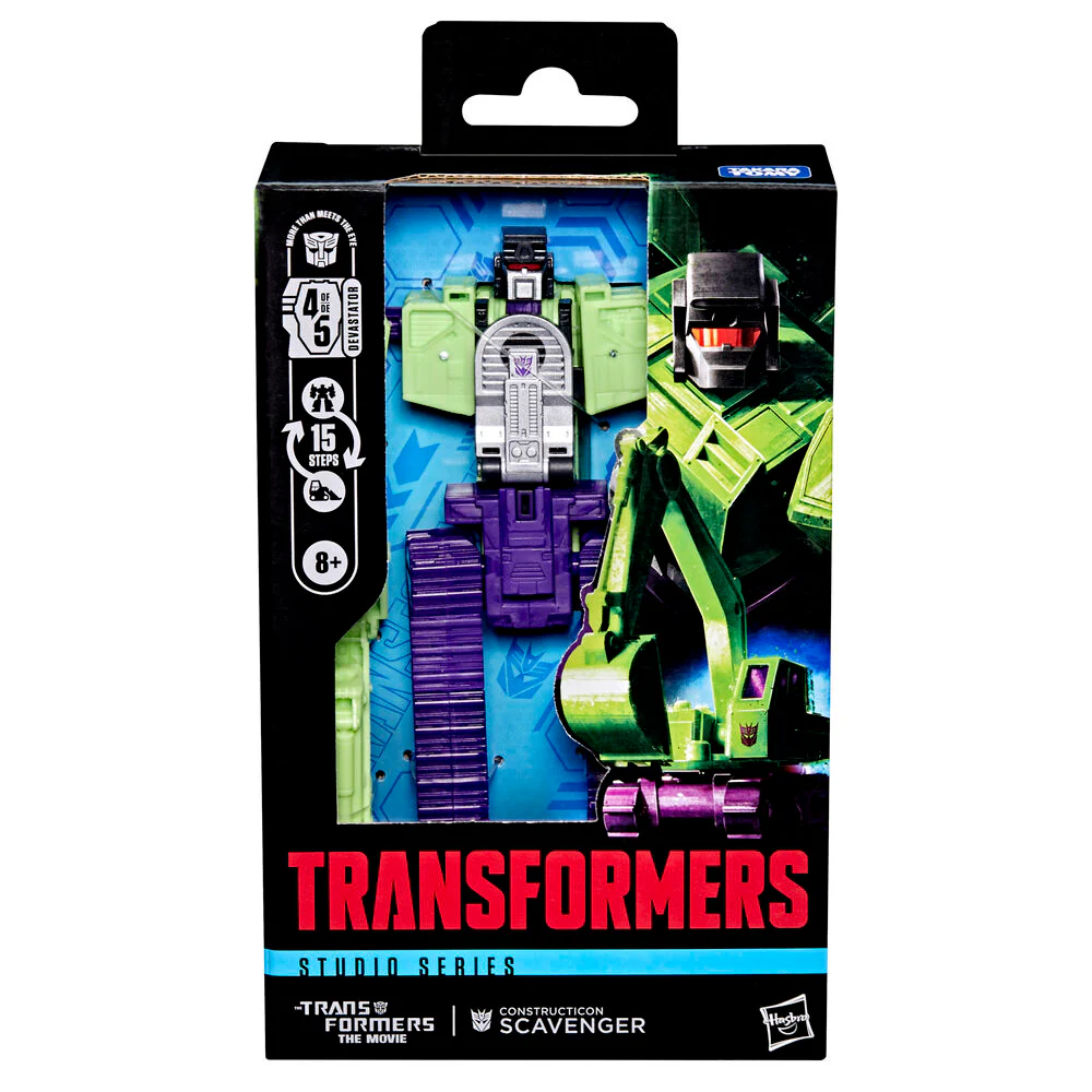 Transformers Studio Series Deluxe Class - The Transformers: The Movie - Constructicon Scavenger