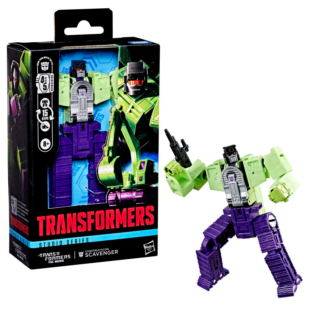 Transformers Studio Series Deluxe Class - The Transformers: The Movie - Constructicon Scavenger - Image 3