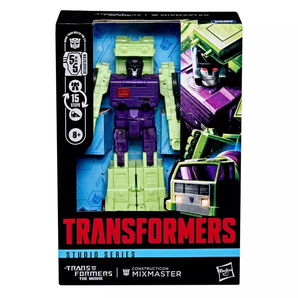 Transformers Studio Series Voyager Class - The Transformers: The Movie - Constructicon Mixmaster