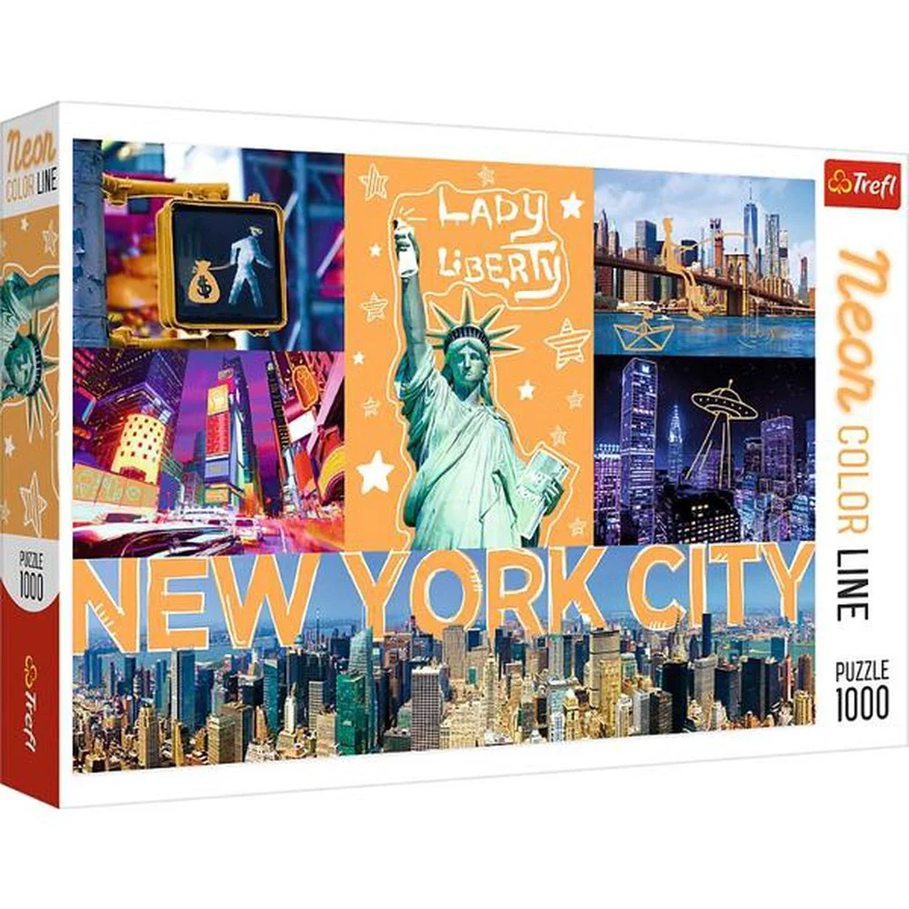 Trefl Park - Neon Colour Line Ny City 1000P