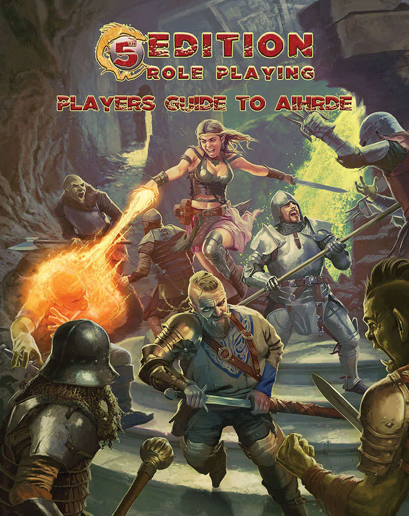 Troll Lord Games Fifth Edition Adventures - Players Guide to Aihrde Book