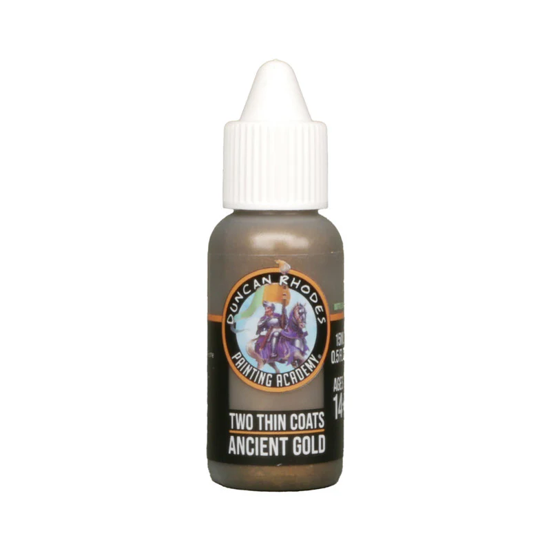 Two Thin Coats Acrylic Paint 15ml - Ancient Gold - Image 2