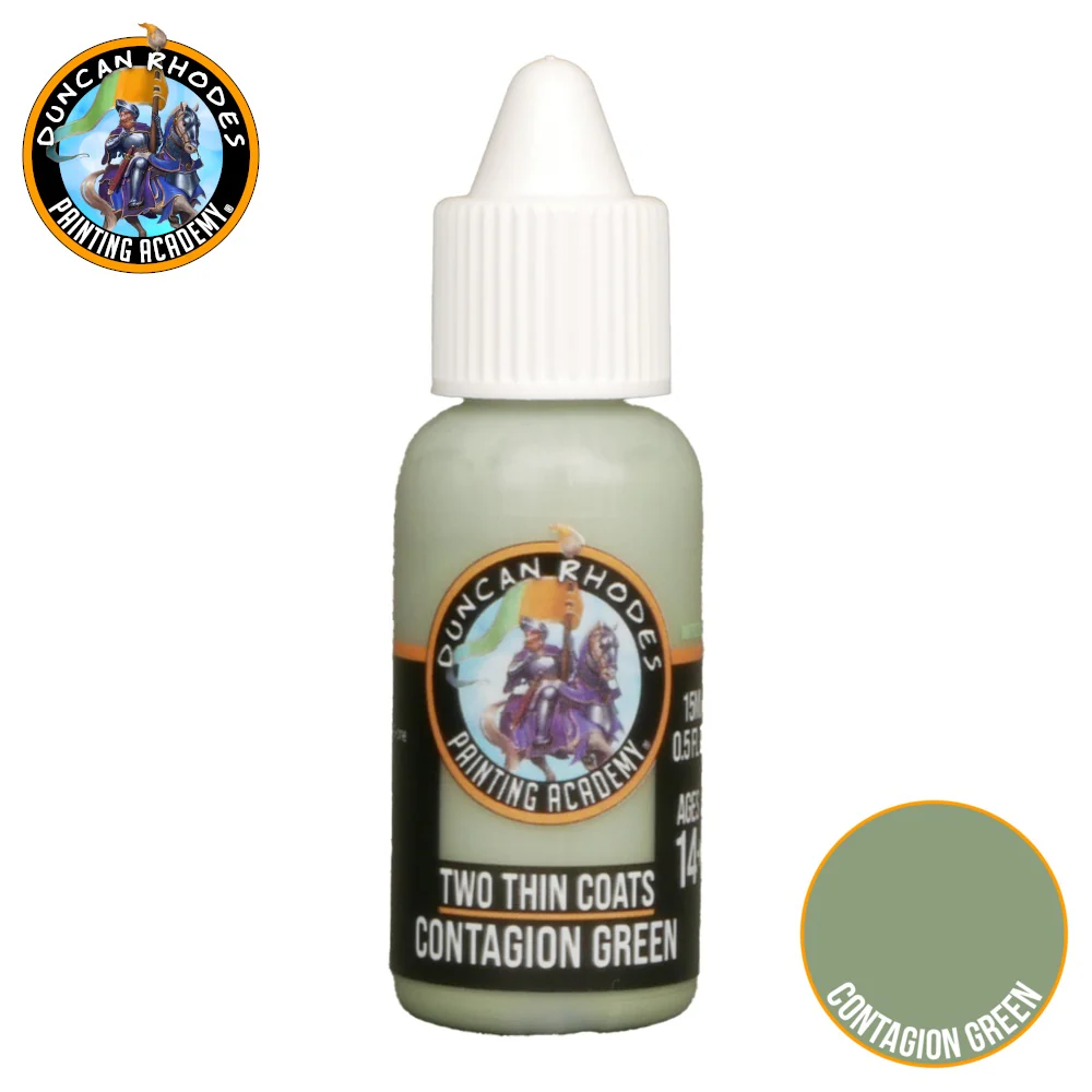 Two Thin Coats Acrylic Paint 15ml - Contagion Green - Image 2