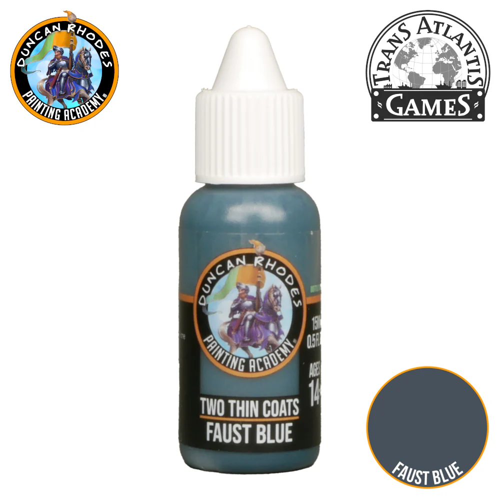 Two Thin Coats Acrylic Paint 15ml - Faust Blue