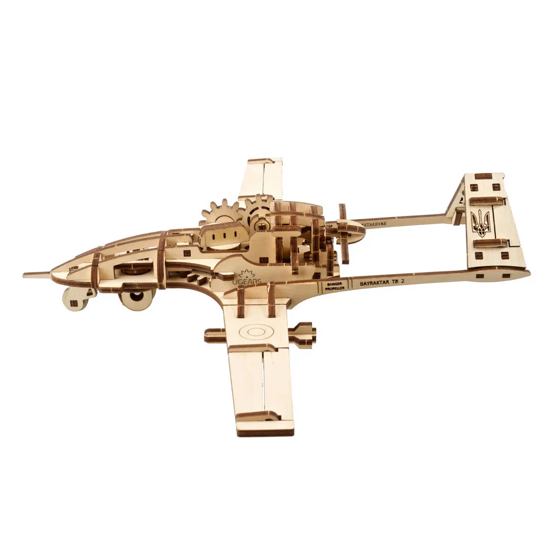 UGears Bayracktar TB2 Combat Drone - Image 3