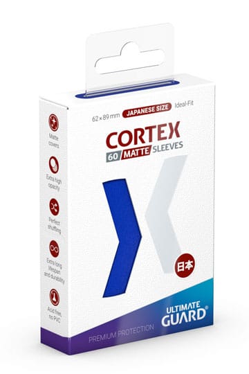 Ultimate Guard Cortex Sleeves Japanese Size (60) - Matte Blue
