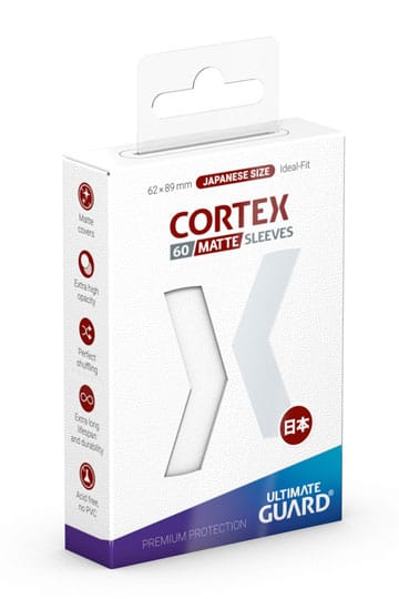 Ultimate Guard Cortex Sleeves Japanese Size (60) - Matte White