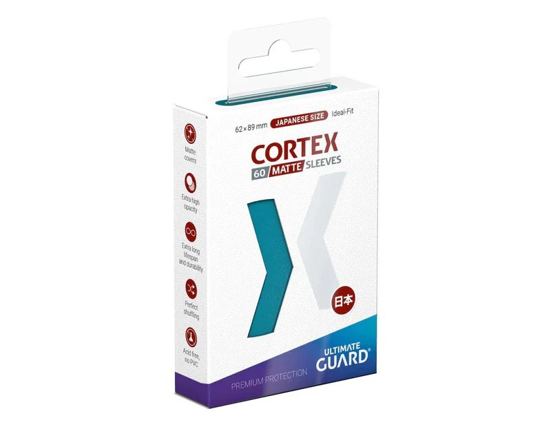 Ultimate Guard Cortex Sleeves Japanese Size (60) - Petrol