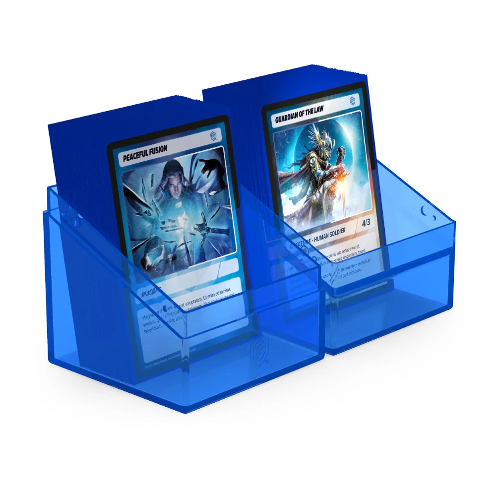Ultimate Guard - Deck Box – Boulder 100+ – Clear - Sapphire - Image 3