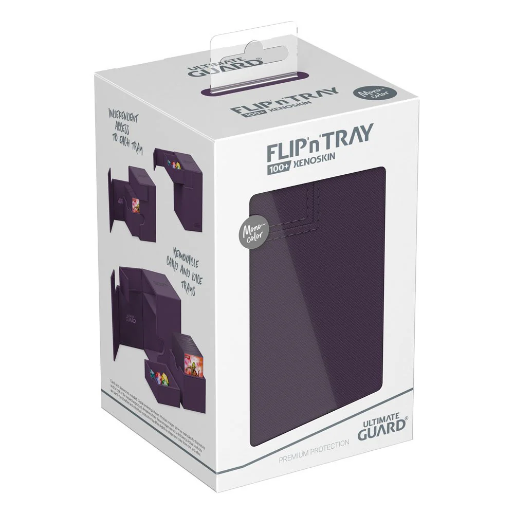 Ultimate Guard - Flip n Tray 100+ XenoSkin Monocolor Deck Box - Purple