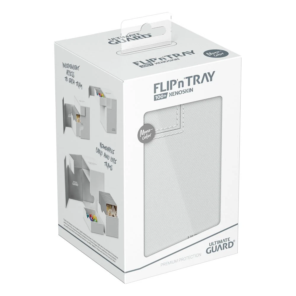 Ultimate Guard - Flip n Tray 100+ XenoSkin Monocolor Deck Box - White