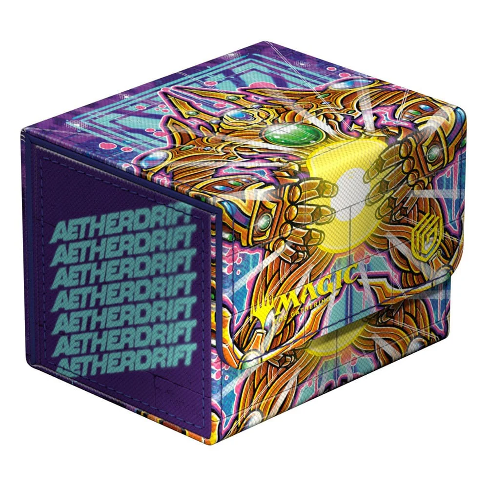 Ultimate Guard: Magic: The Gathering - Aetherdrift – XenoSkin Sidewinder Deck Box – 100+ Solar Gearhulk - Image 2