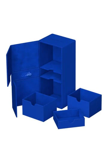 Ultimate Guard - Twin Flip n Tray Deck Case 266+ Xenoskin Deck Box - Blue