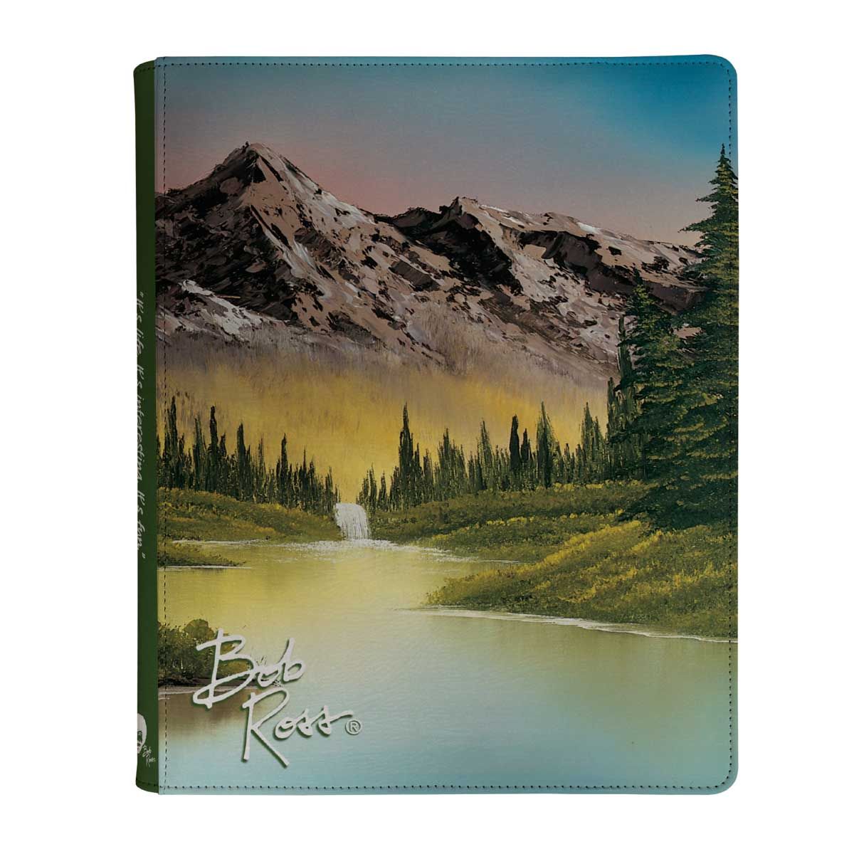 Ultra Pro: Bob Ross Mountain Retreat 9-Pocket Zippered PRO-Binder