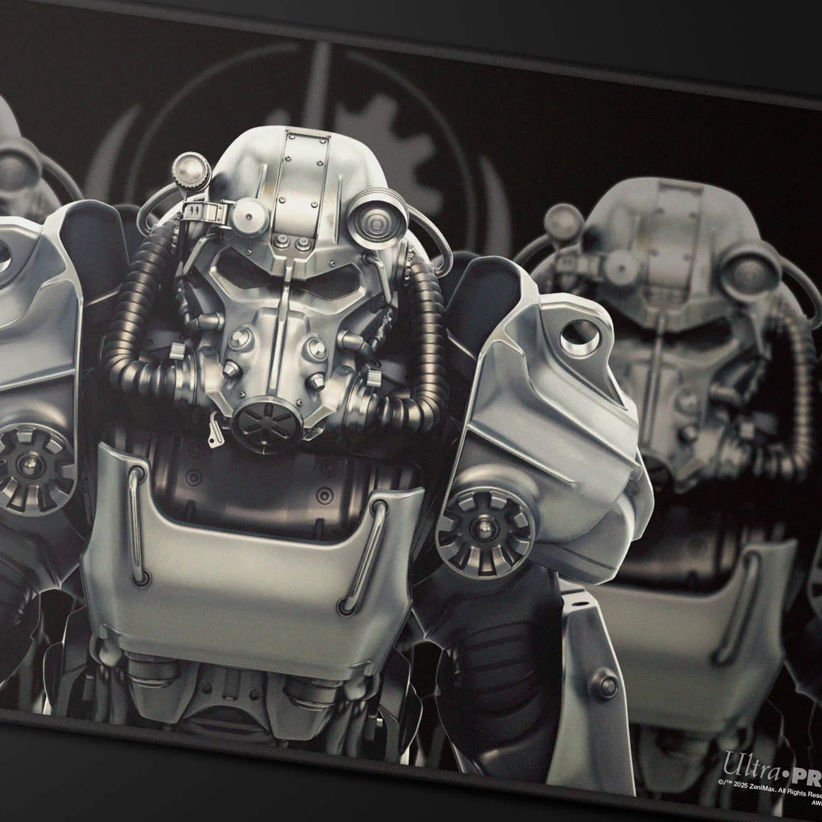 Ultra Pro: Brotherhood of Steel Black-Stitched Playmat for Bethesda - Fallout - (Preorder) - Image 3