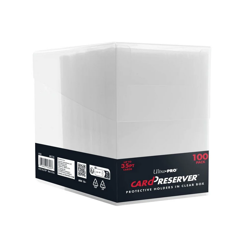 Ultra Pro: Card Preserver in Clear Box 100 Sleeve