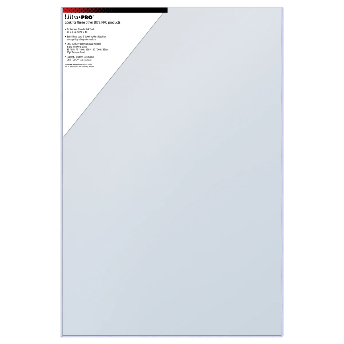 Ultra Pro - Collectible Storage Toploader 24" x 36" - Image 2