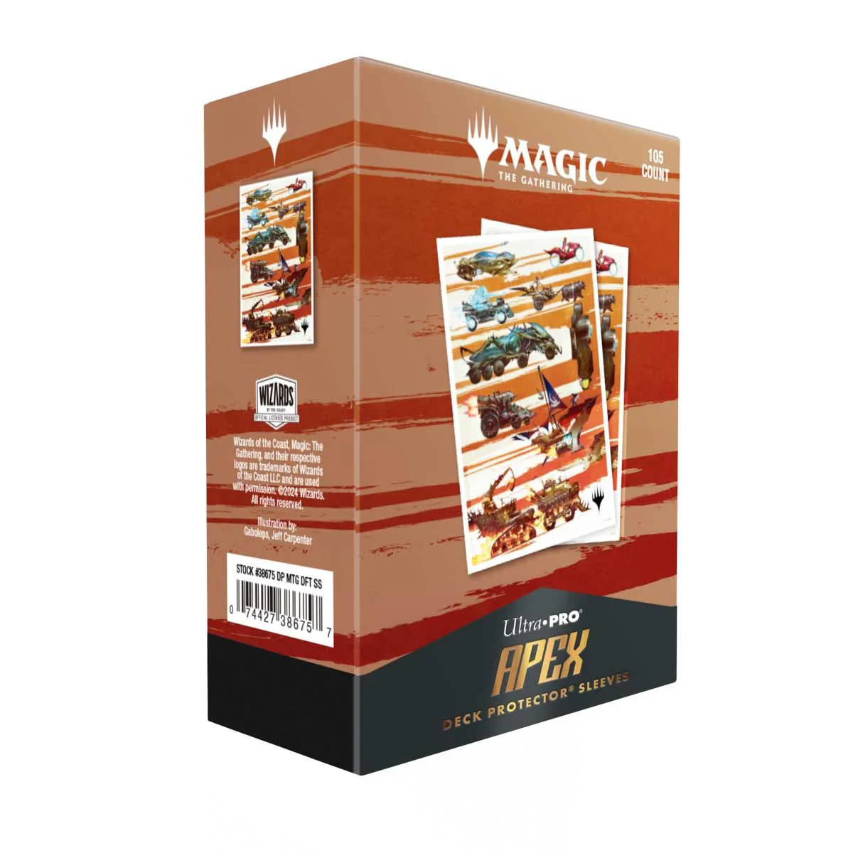 Ultra Pro: Magic: The Gathering Aetherdrift 105ct Apex Deck Protector sleeves Set Symbol - Image 2