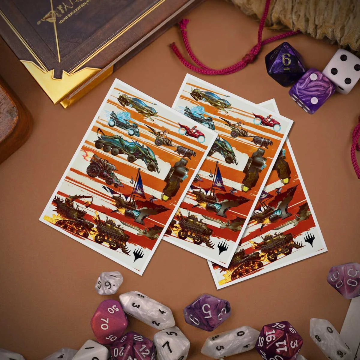 Ultra Pro: Magic: The Gathering Aetherdrift 105ct Apex Deck Protector sleeves Set Symbol - Image 4