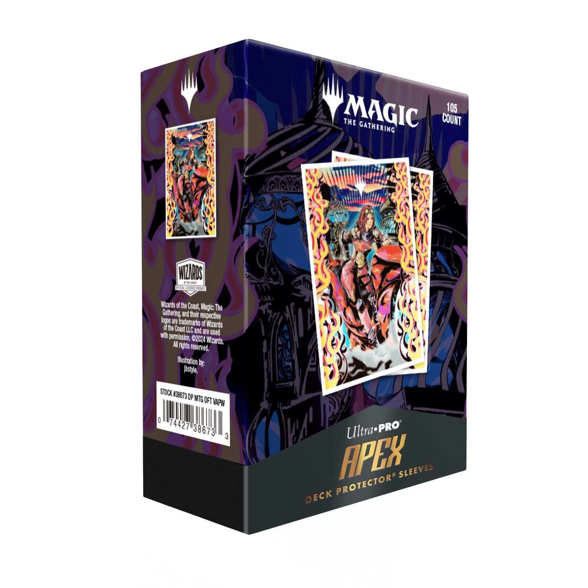 Ultra Pro: Magic: The Gathering Aetherdrift 105ct Apex Deck Protector sleeves Variant Art PW