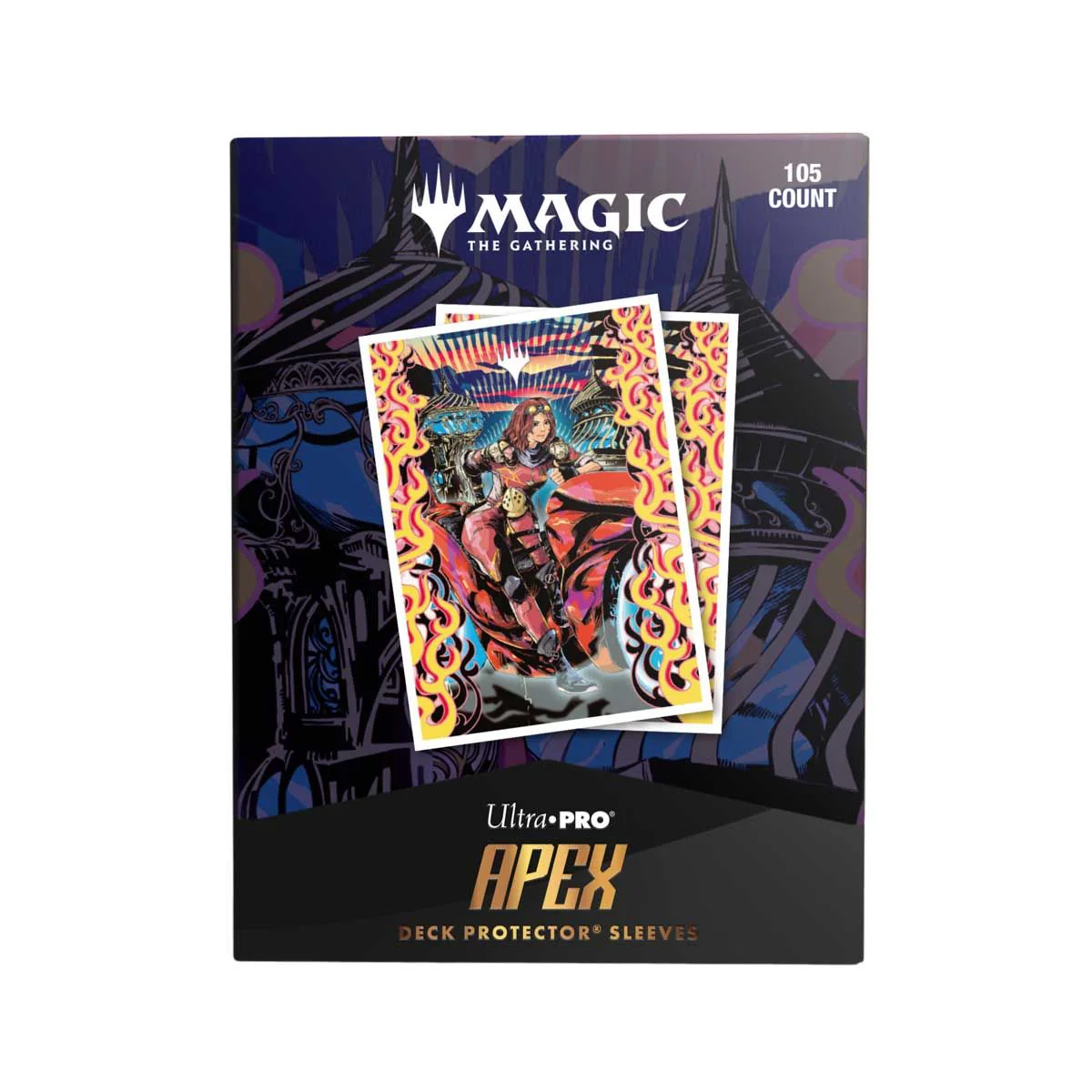 Ultra Pro: Magic: The Gathering Aetherdrift 105ct Apex Deck Protector sleeves Variant Art PW - Image 2