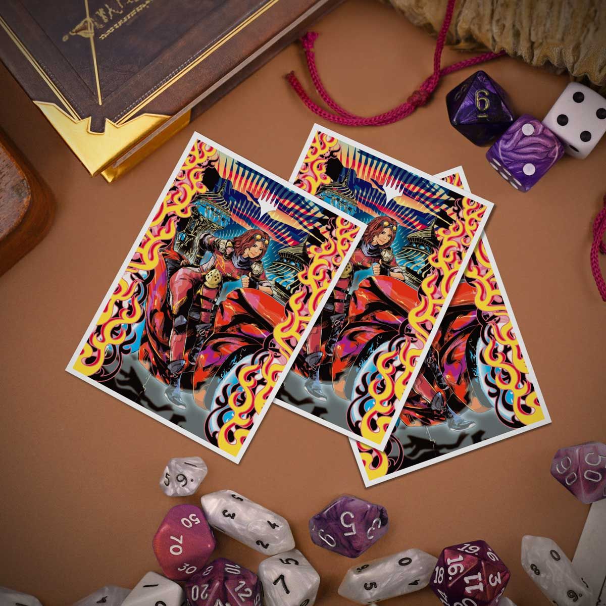 Ultra Pro: Magic: The Gathering Aetherdrift 105ct Apex Deck Protector sleeves Variant Art PW - Image 4