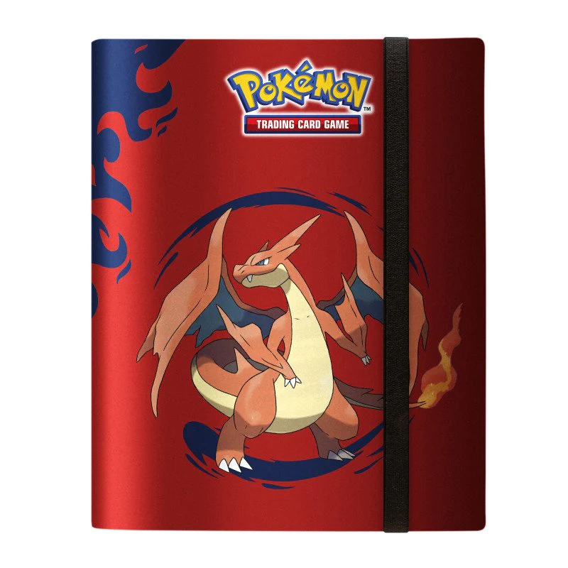 Ultra Pro Pokémon TCG - 9-Pocket PRO-Binder - Mega Charizard X and Mega Charizard Y