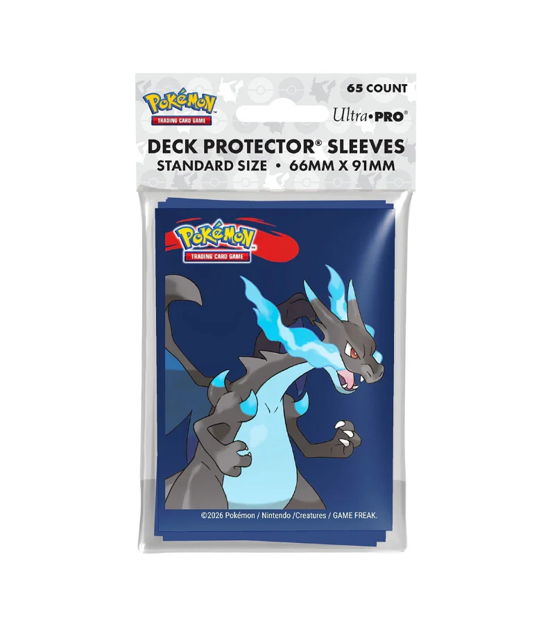 Ultra Pro Pokemon TCG - Deck Protector Sleeves 65ct - Mega Charizard X