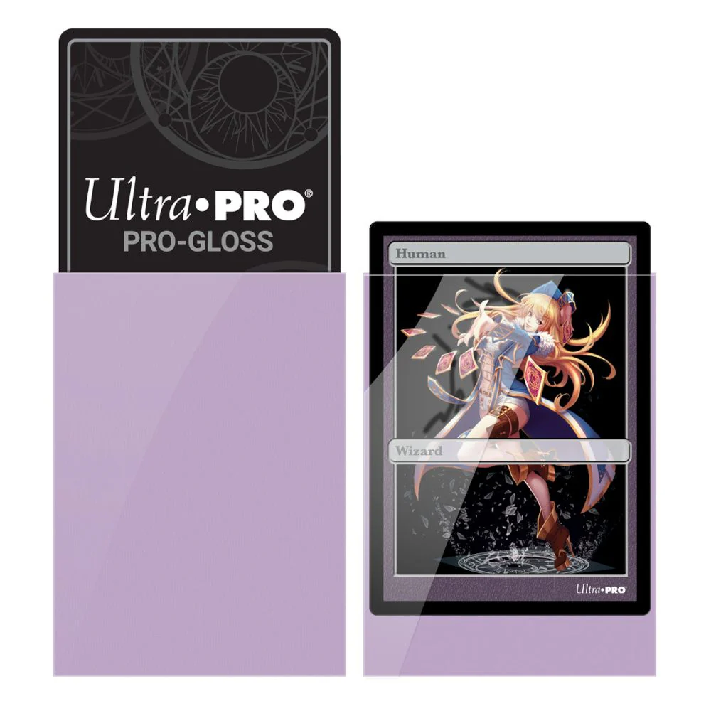 Ultra Pro - PRO-Gloss 60ct Small Deck Protector sleeves - Lilac - Image 3