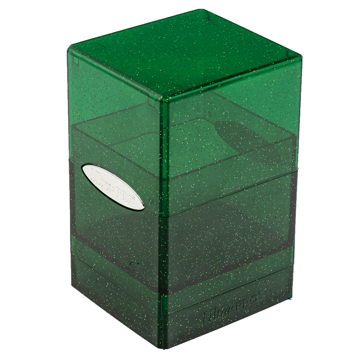 Ultra Pro UP16015 Glitter Satin Tower Deck Box - Green - Image 2