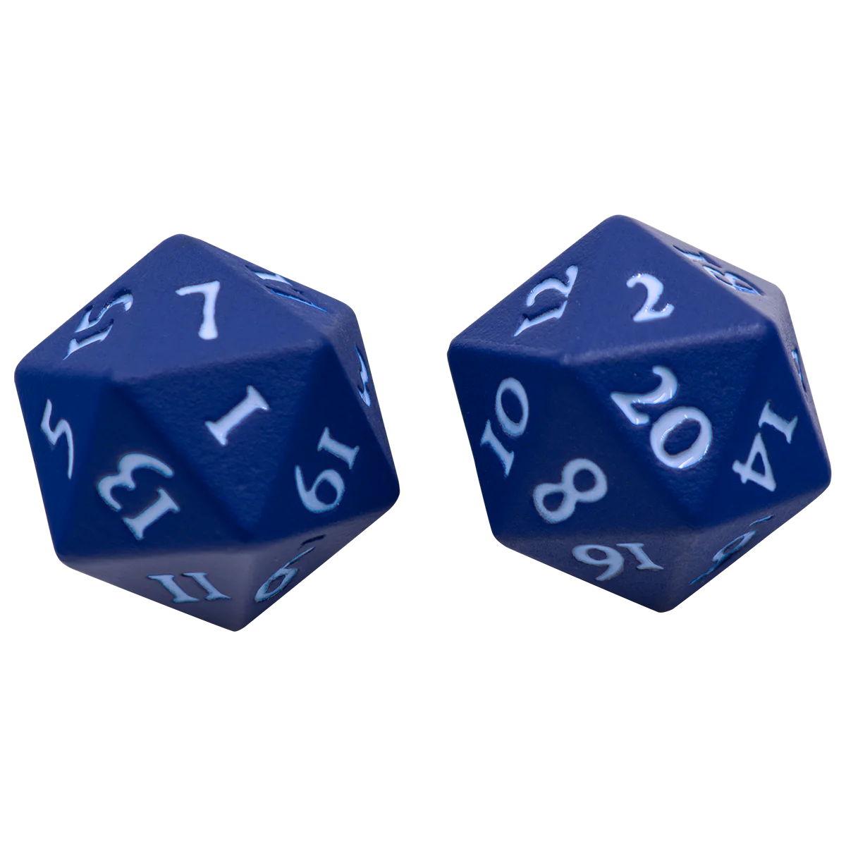 Ultra Pro - Vivid Heavy Metal D20 Dice 2-Piece Set - Blue - Image 2
