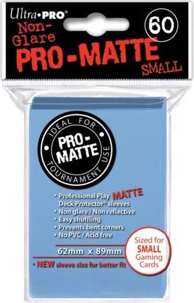 Sleeves Non-Glare Pro-Matte Small Light Blue 60 Pack