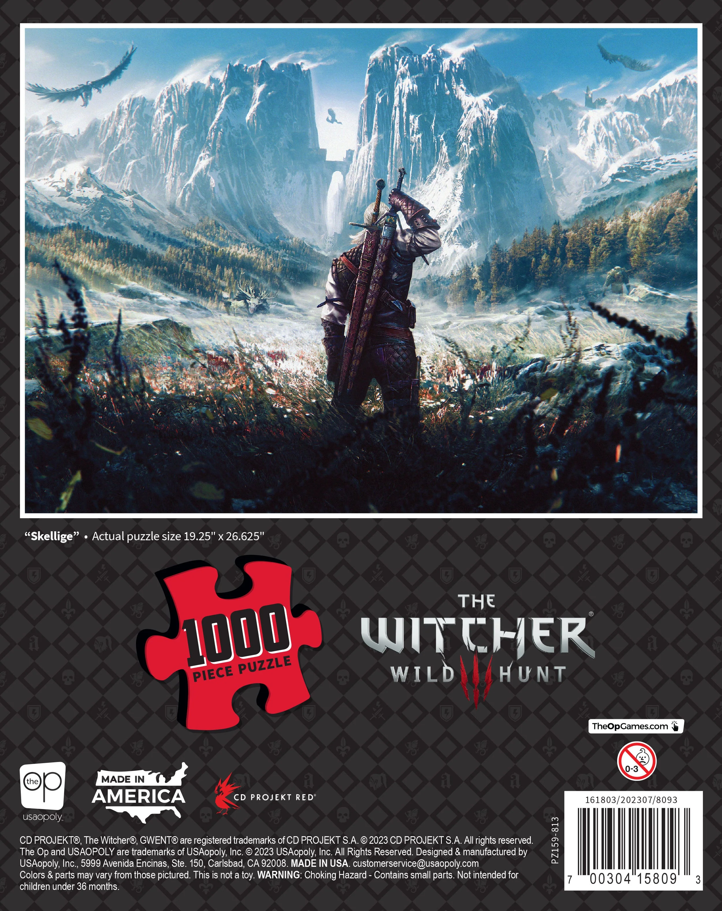 USAopoly The Witcher Skellige - 1000 Piece Jigsaw - Image 2
