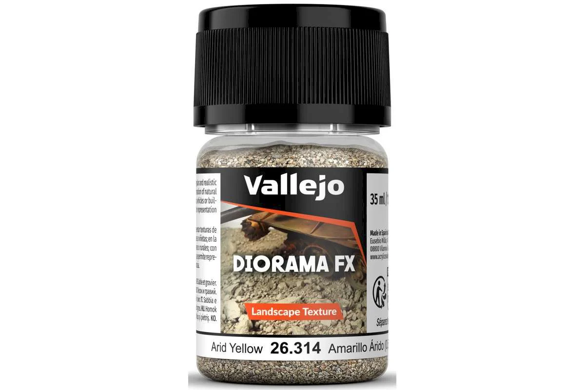 Vallejo Diorama FX Texture 35ml - Arid Yellow