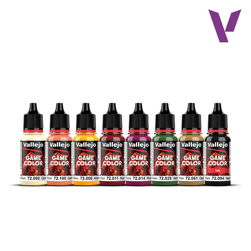 Vallejo Game Colour Aztec Dragons Acrylic Paint 8-Piece Set - Image 3