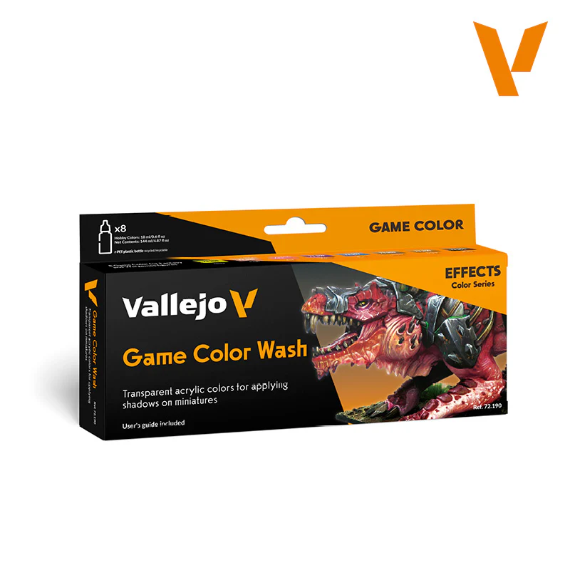 Vallejo Game Colour Wash 8 Colour Set