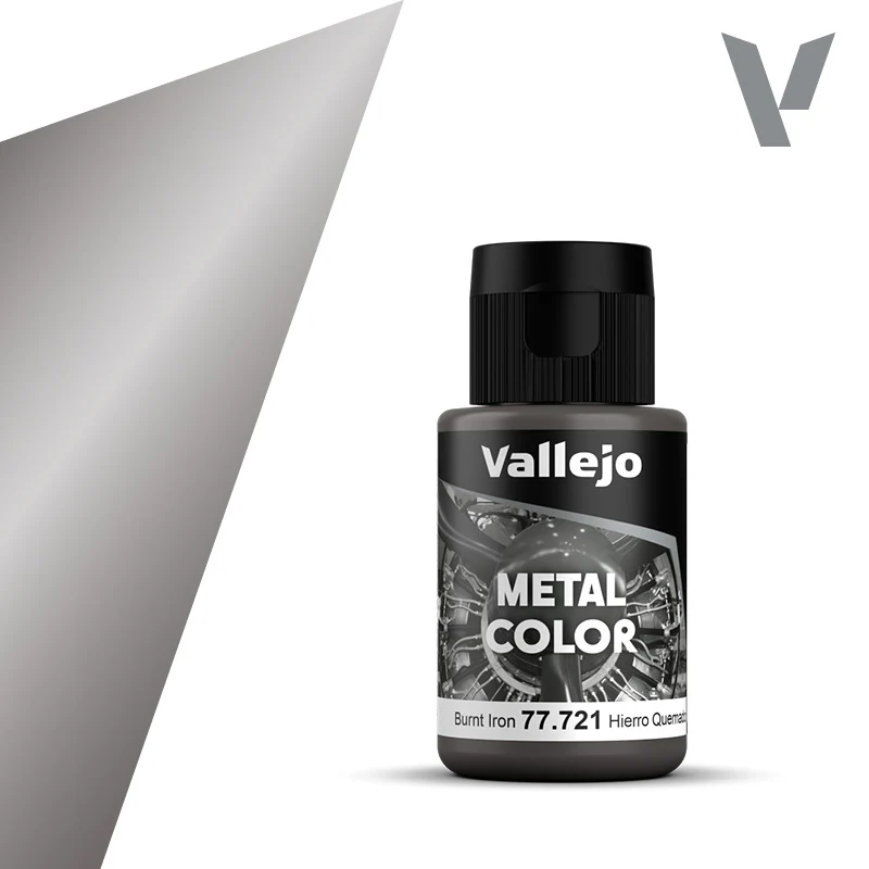 Vallejo Metal Color 32ml - Burnt Iron - Image 2