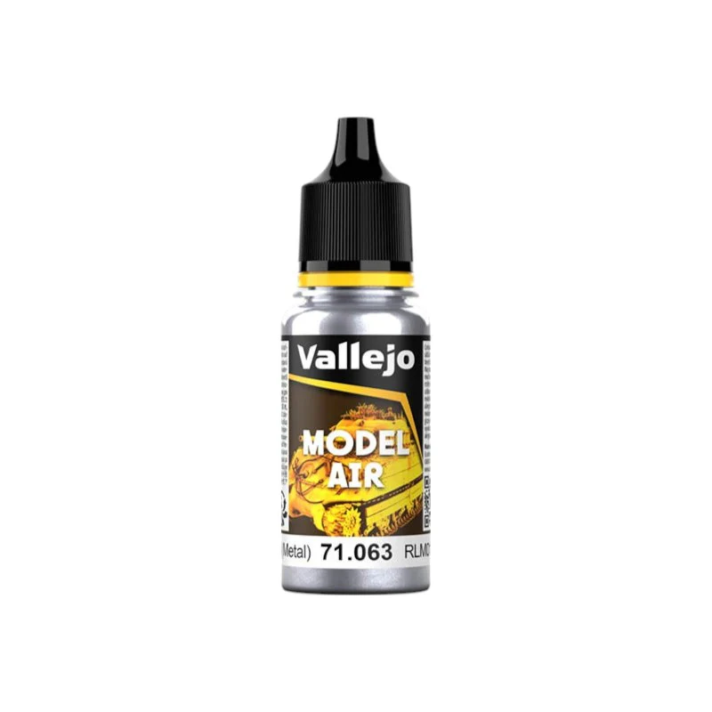 Vallejo Model Air Acrylic Color 18ml - Silver RLM 01