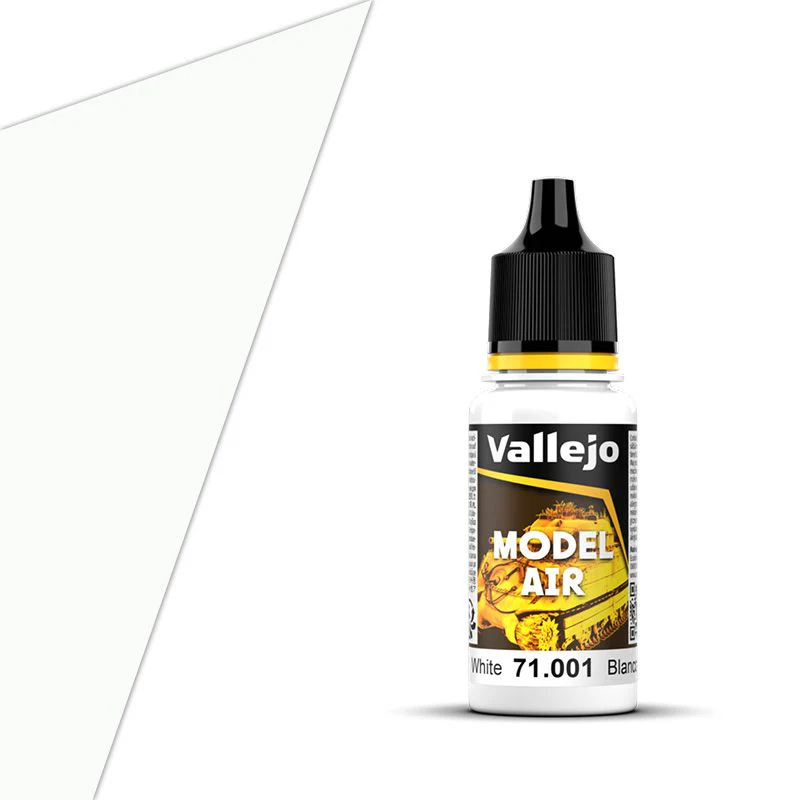 Vallejo Model Air Acrylic Paint 18ml - White - Image 2
