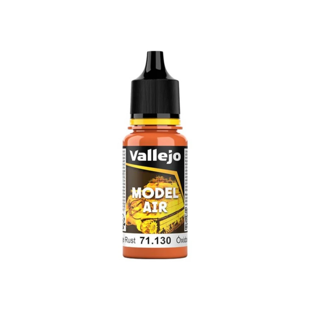 Vallejo Model Air Matt Acrylic Colours 18ml - Orange Rust