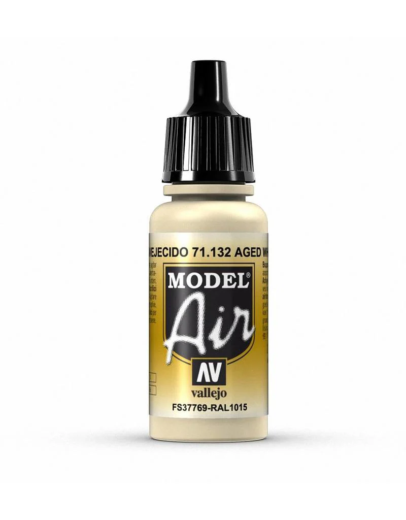 Vallejo Model Air Old Formulation Acrylic Colour 17ml - Aged White