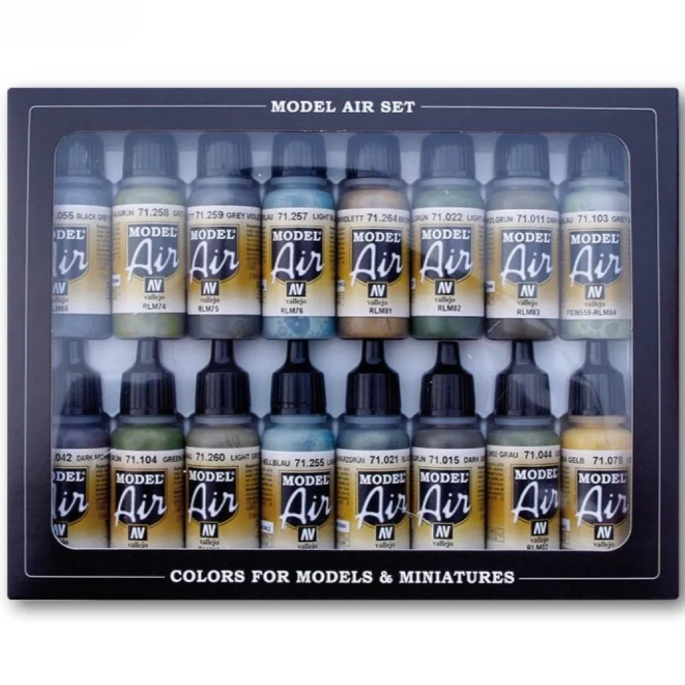 Vallejo Model Air RLM Colours Set of 16 x 17ml