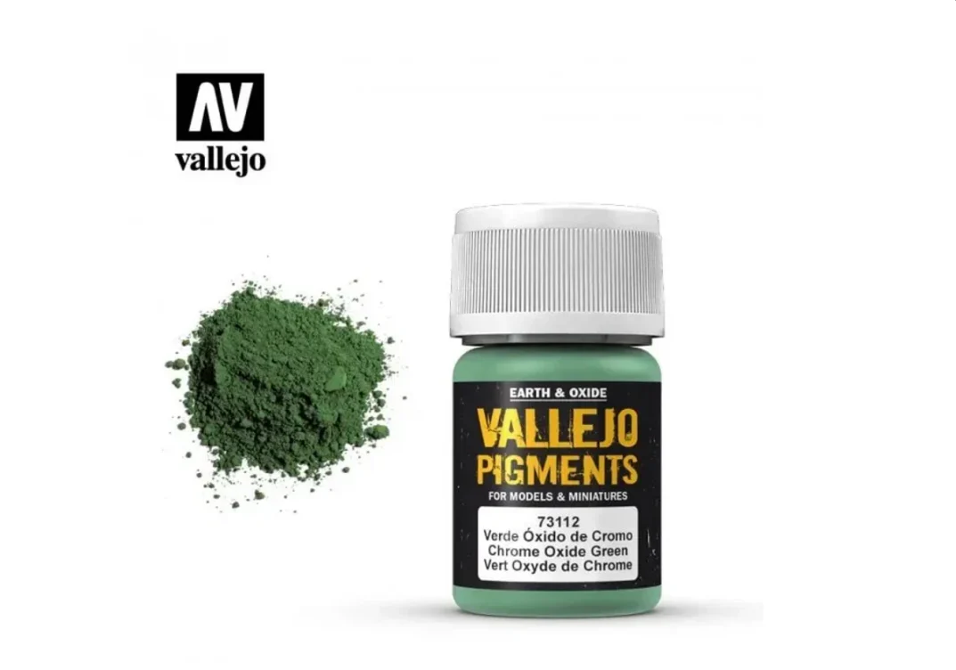 Vallejo Pigment 30ml - Chrome Oxide Green