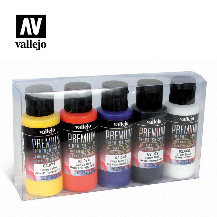Vallejo - Premium Colour - Candy 5 Colour Set Old Formulation