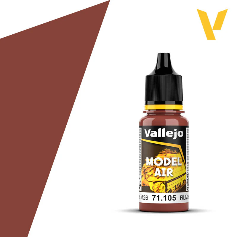 Vallejo RLM26 Model Air Old Formulation Color 17ml - Brown - Image 2
