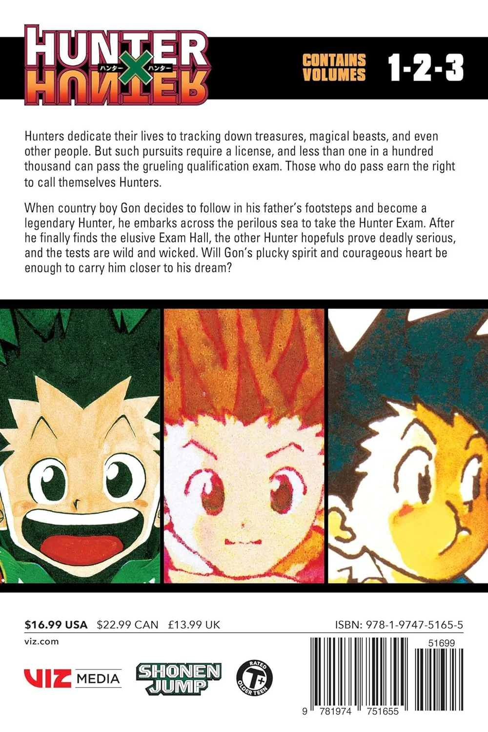 Viz Media Hunter x Hunter 3-in-1 Edition Volume 1 Manga Graphic Novel - Image 2