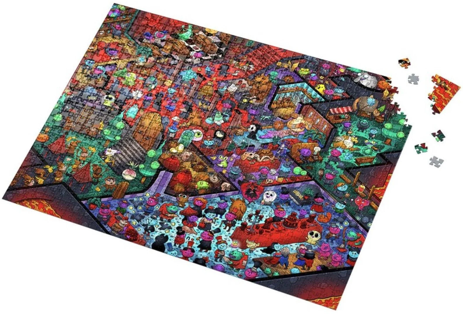 Vizzles Draculas Mansion 1000 Piece Jigsaw - Image 3