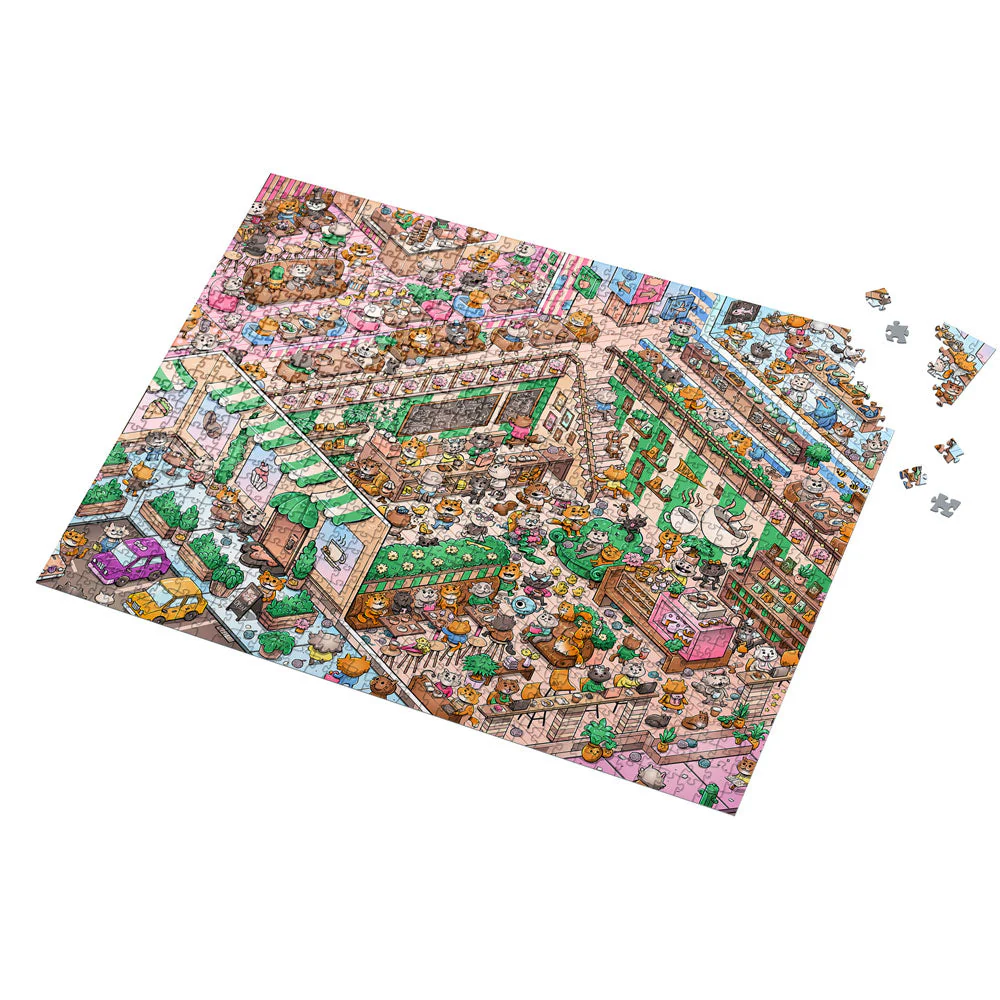 Vizzles Kitty Cafe 1000 Piece Jigsaw - Image 2