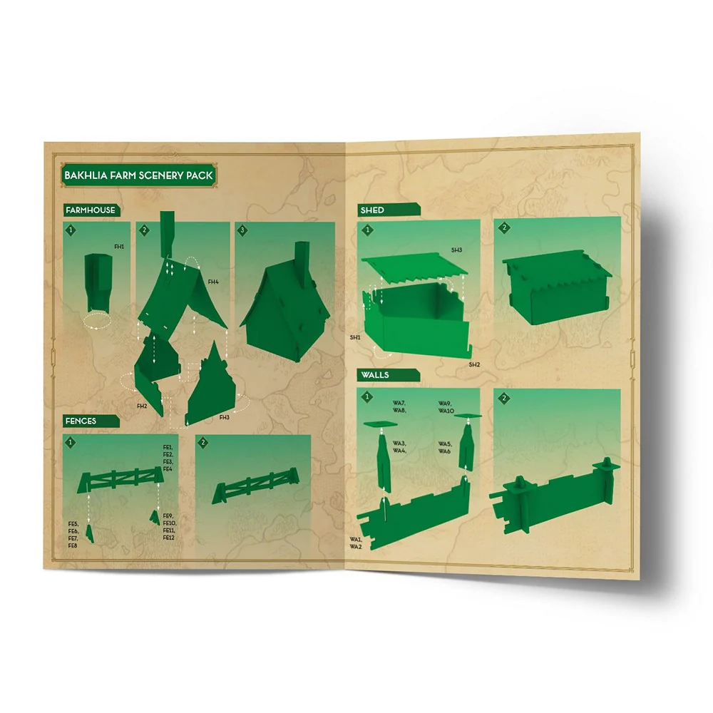 Warcrow: Bases - Bakhlia Farm Scenery Pack - Image 3